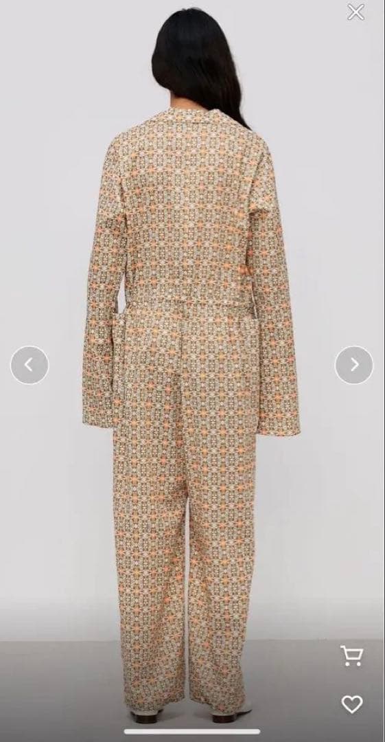 bacca サマーリバティ コットンコンビネゾン