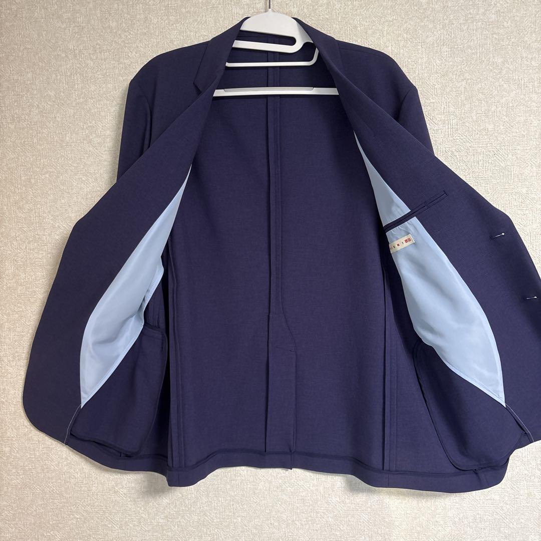 UNIQLO✖︎MARNI ユニクロ✖︎マルニ ネイビー テーラード UNIQLO✖︎MARNI ユニクロ✖︎マルニ ネイビー テーラード