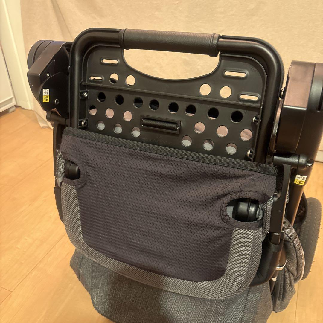 アップリカ イージーバギー AB型ベビーカー 3輪 折りたたみ可グレー2019年