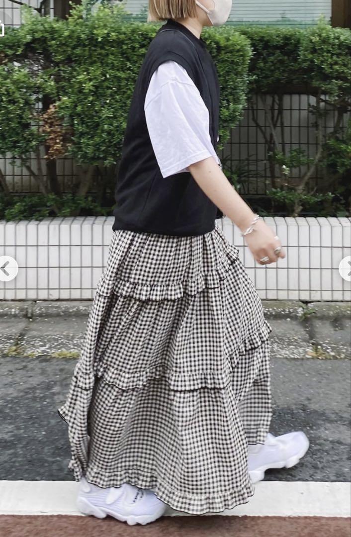 Alley by w closet フリルティアードキャミワンピース