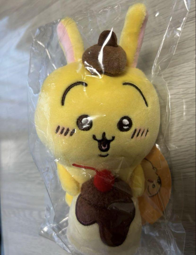 ちいかわ　うさぎ　ポムポムプリン　サンリオ　デスクトップから見守るぬいぐるみ ちいかわ サンリオ デスクトップから見守るひっかけぬいぐるみ
