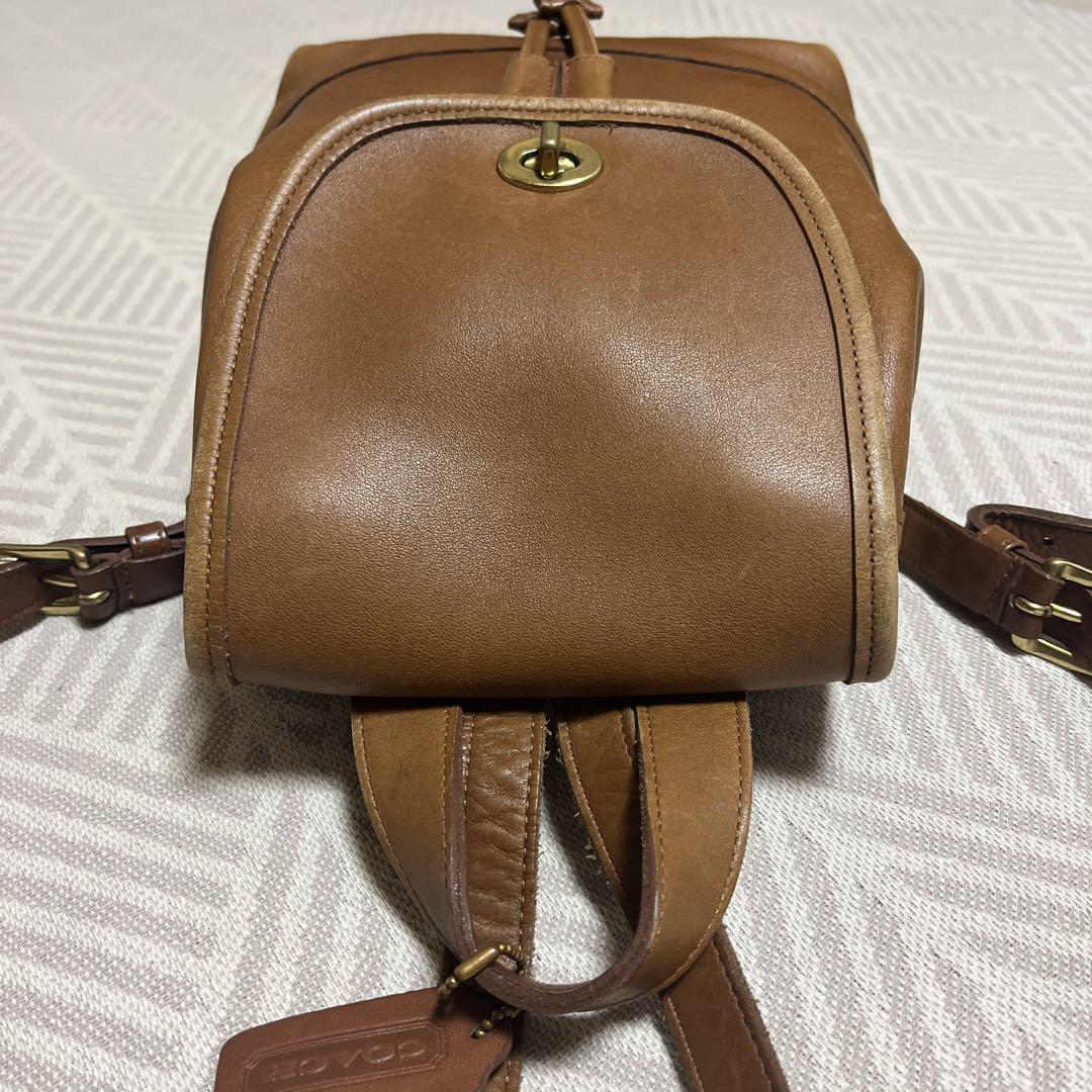 COACH◆オールドコーチ/リュック/レザー/ No A6C-9960