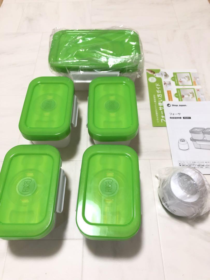 ◇新品未使用Shop Japan Fosa 人気保存容器 5個セット