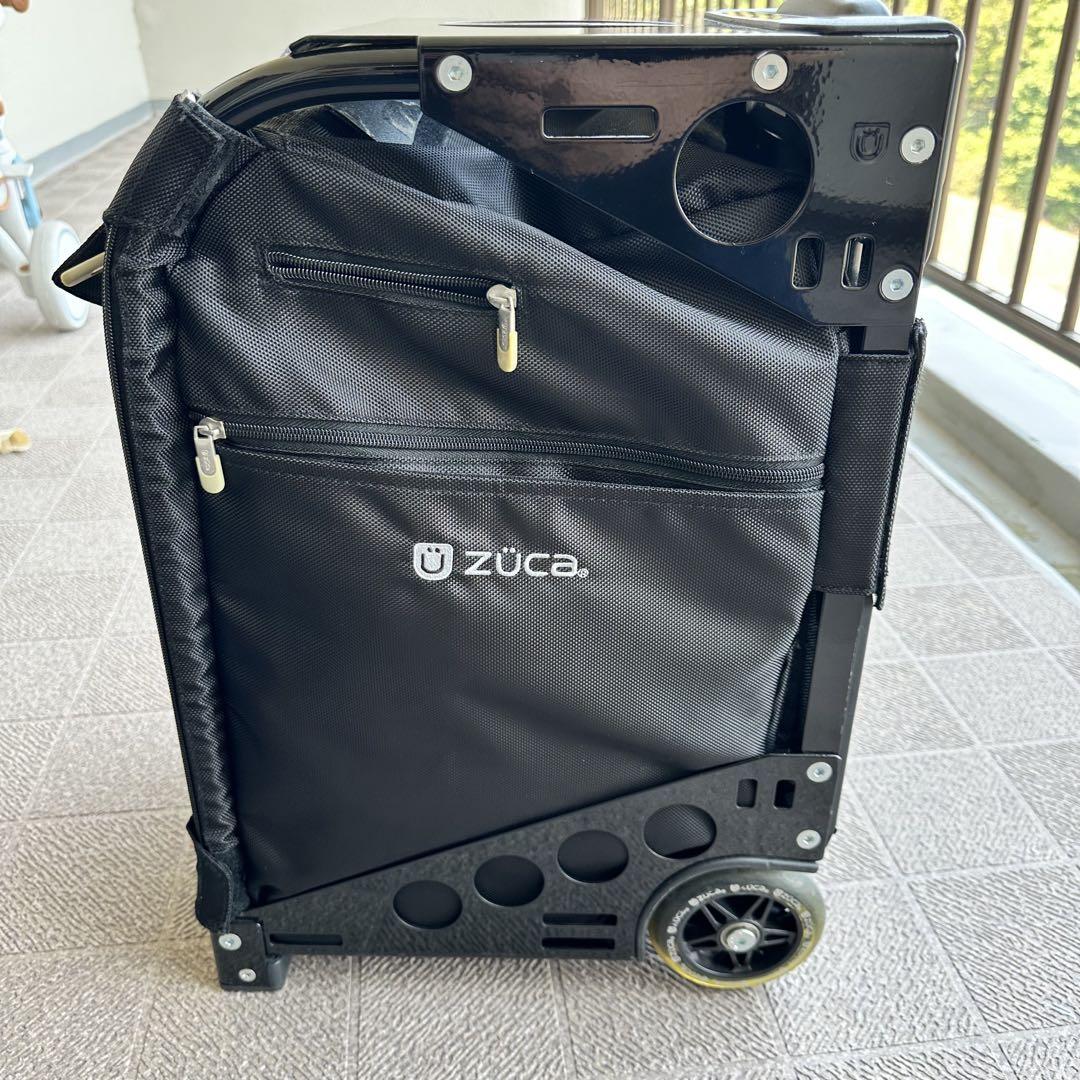 ZUCA Pro Travel トラベルキャリーバッグ 座れる 黒　ブラック