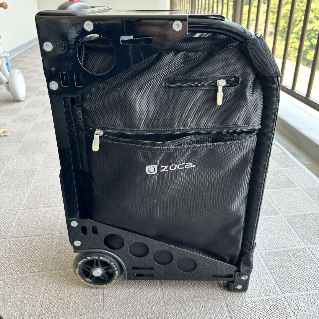 ZUCA Pro Travel トラベルキャリーバッグ 座れる 黒　ブラック