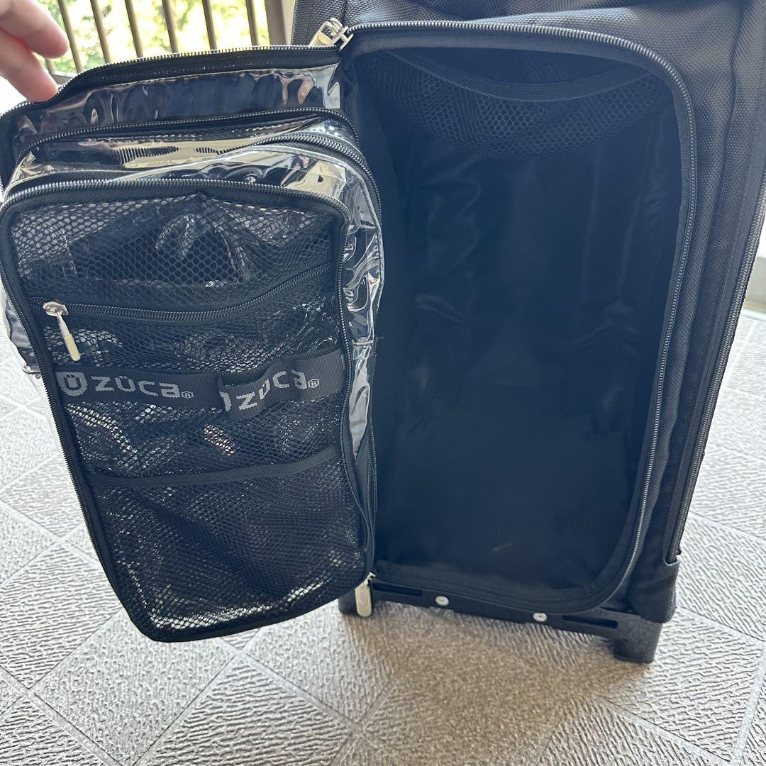 ZUCA Pro Travel トラベルキャリーバッグ 座れる 黒　ブラック