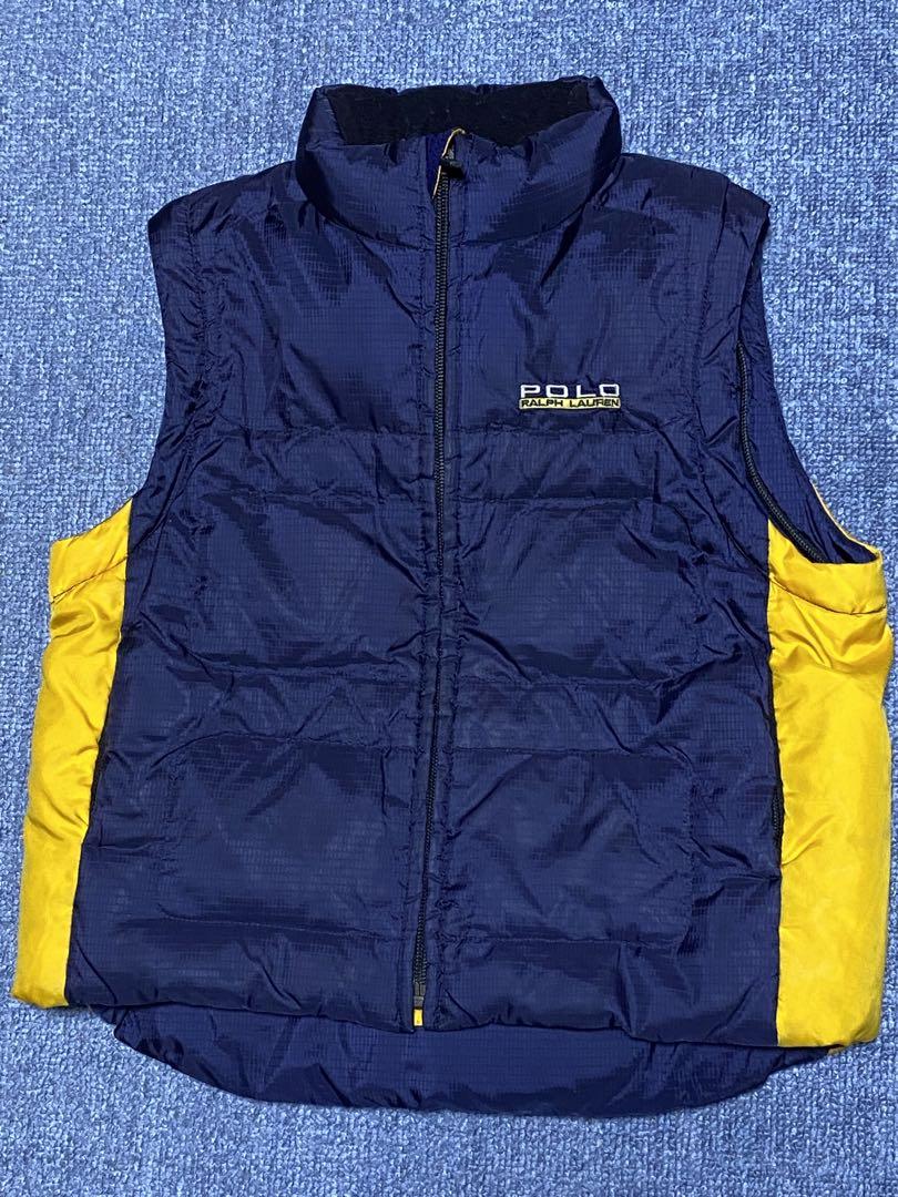 Polo Ralph Lauren キッズダウンコート ネイビー・イエロー