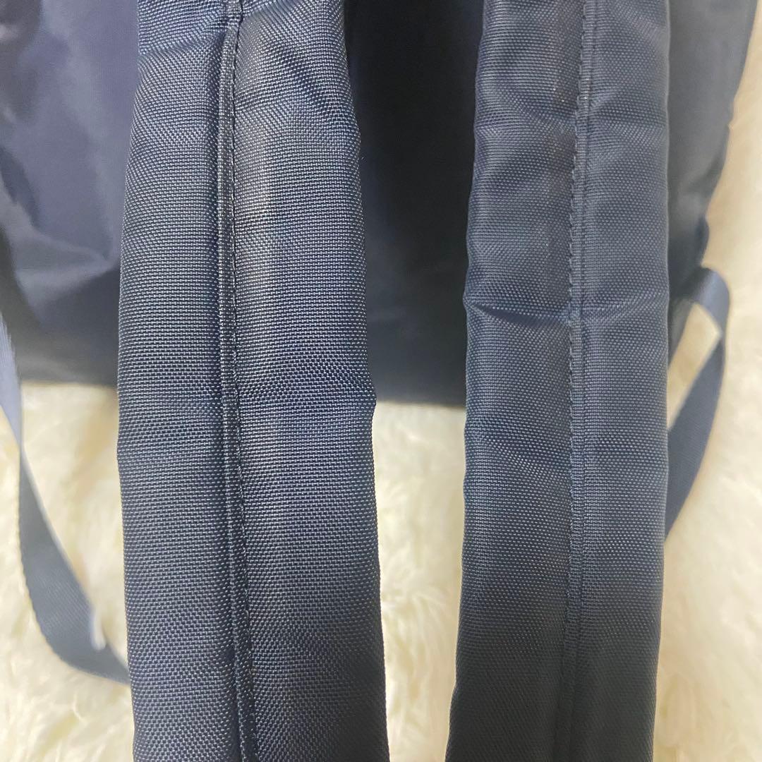 アニエスベー agnes b. リュック ネイビー ロゴプレート A4 アニエスベー agnes b. リュック ネイビー ロゴプレート A4