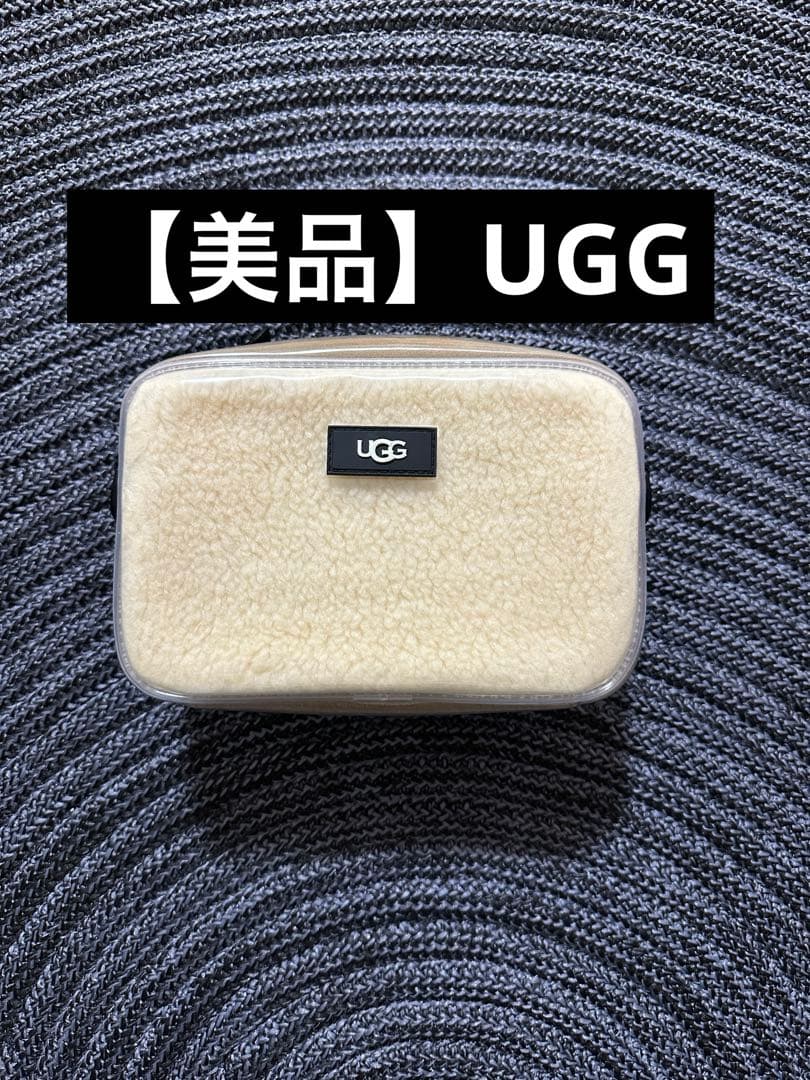 【美品】UGG クリアショルダーバッグ 収納巾着袋 付き