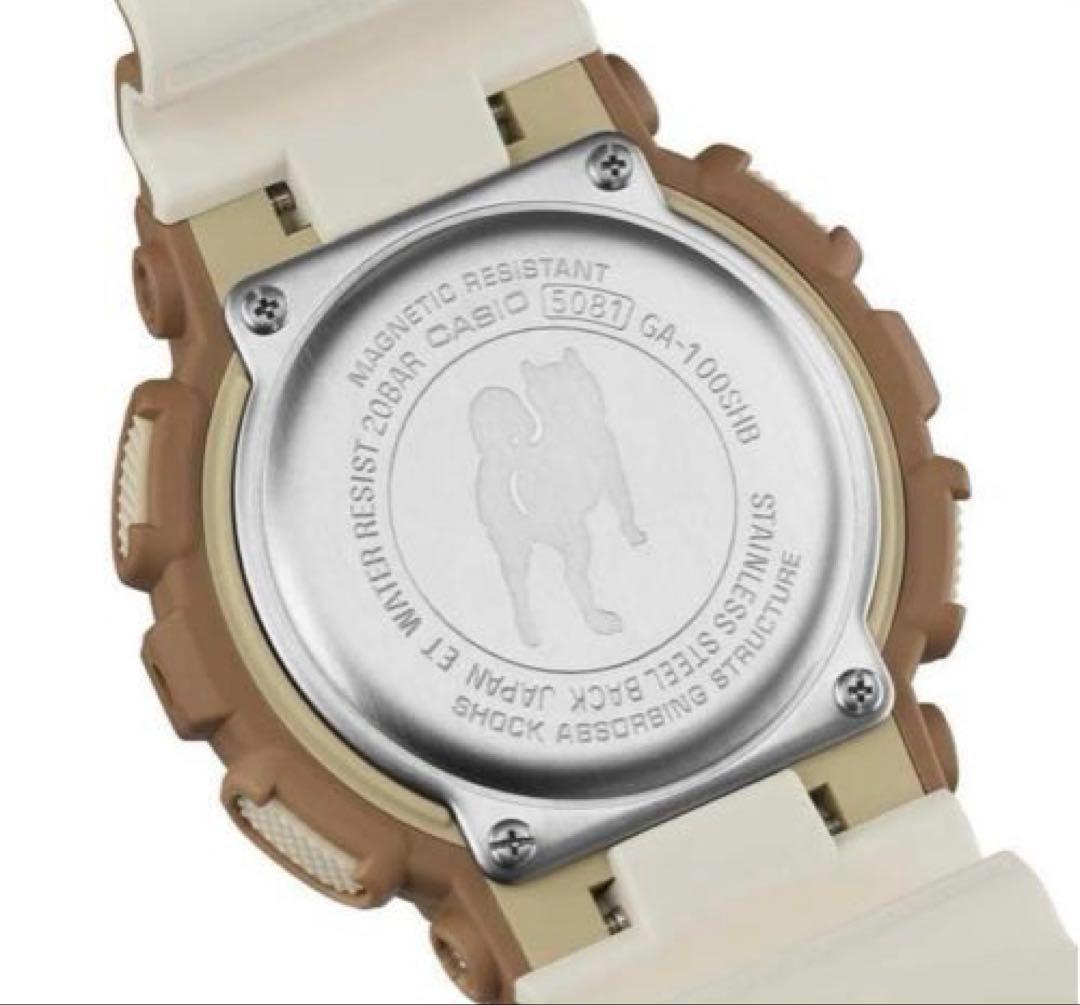 カシオG-SHOCK 柴犬（赤柴）GA-100SHB-5AJR　限定モデル 新品