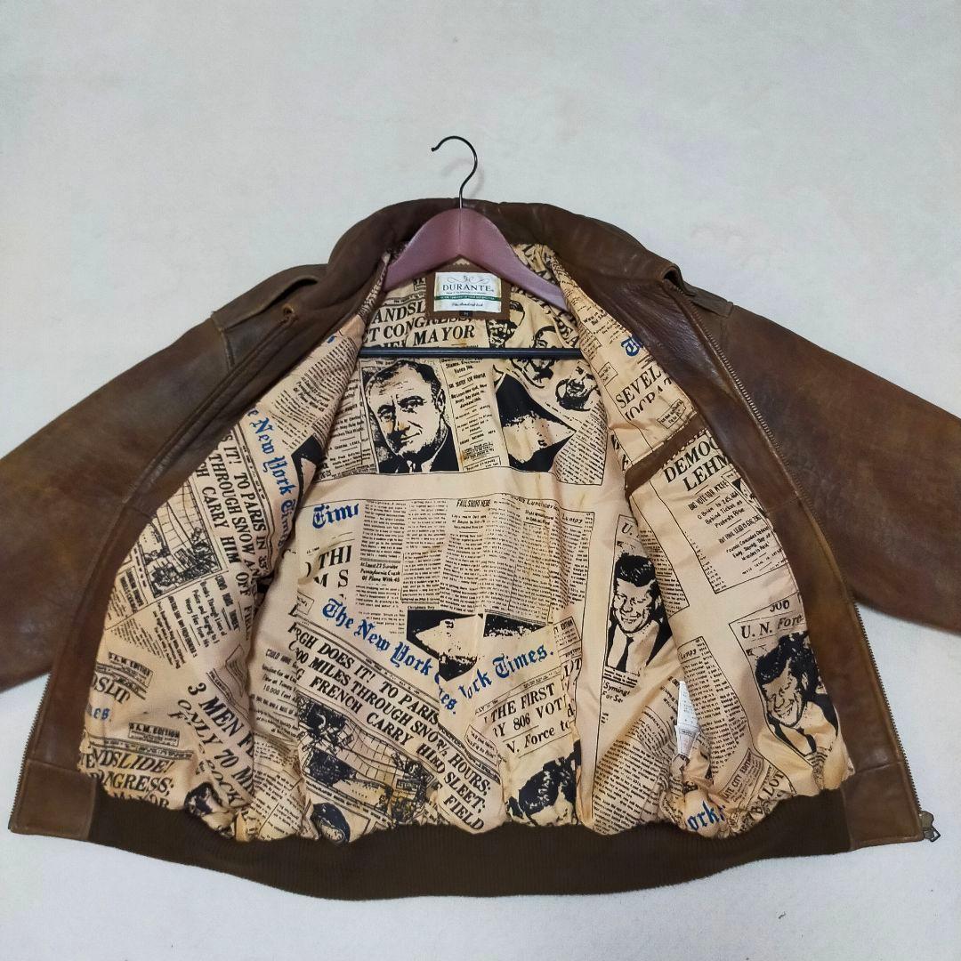 80S 90S　A-2タイプ　羊革　レザージャケット　フライトジャケット