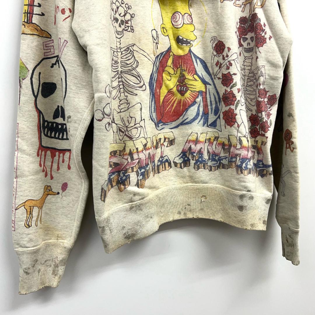 トップス SAINT MICHAEL HOODIE GRAFFITI / L