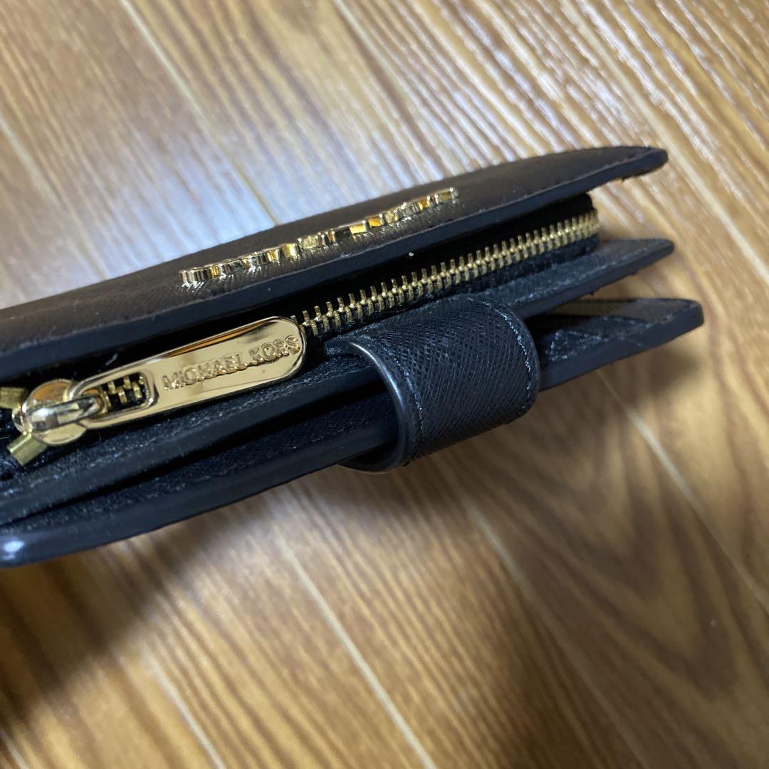 MICHAEL KORS マイケルコース　二つ折り財布 黒