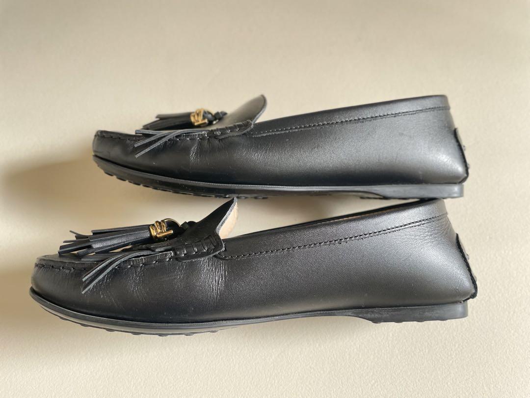 【TOD’S】フリンジ ローファー ブラック 37 極美品TOD'S トッズ ブラック フリンジ ローファー 37 - メルカリ