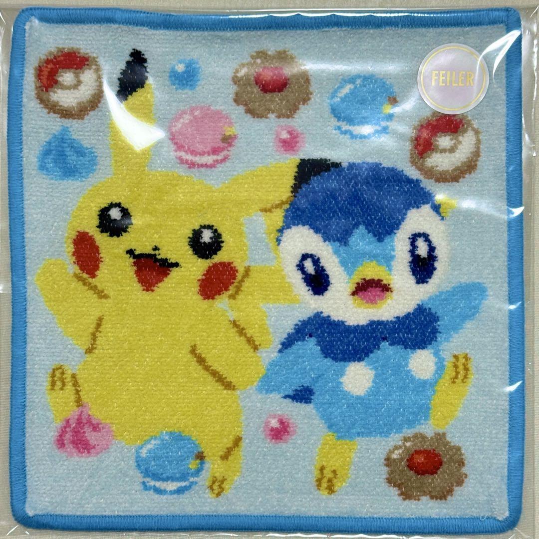フェイラー ポケモン ハンカチ ピカチュウ　イーブイ　ポッチャマ　コダックセット