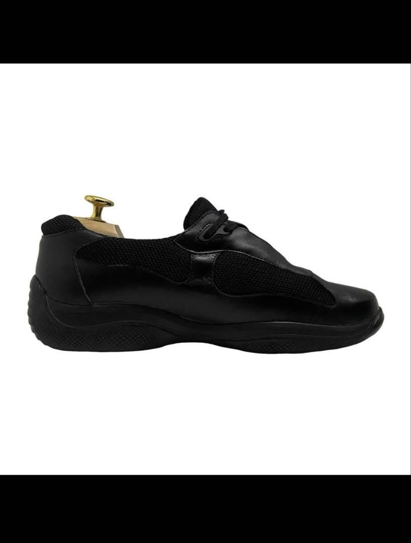 PRADA SPORT プラダ アーカイブ レザー スニーカー シューズ 靴 黒