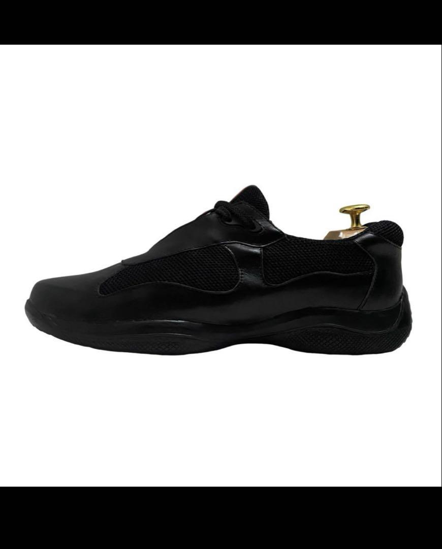 PRADA SPORT プラダ アーカイブ レザー スニーカー シューズ 靴 黒