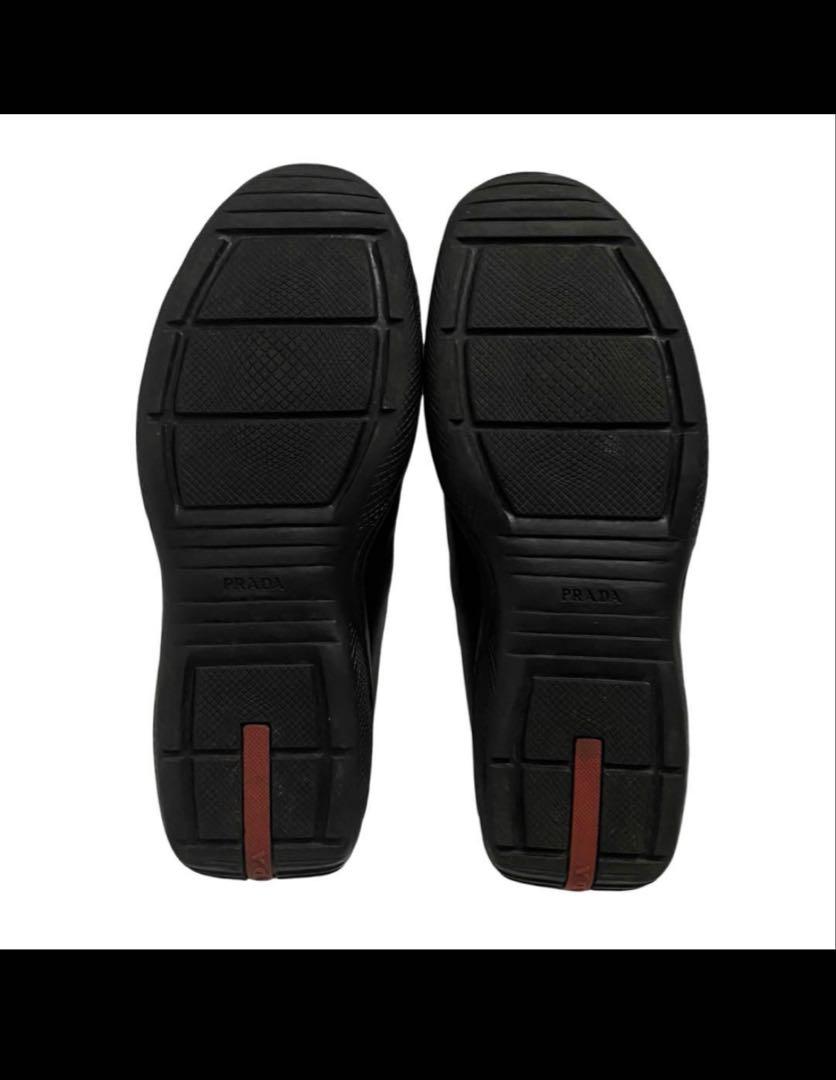 PRADA SPORT プラダ アーカイブ レザー スニーカー シューズ 靴 黒