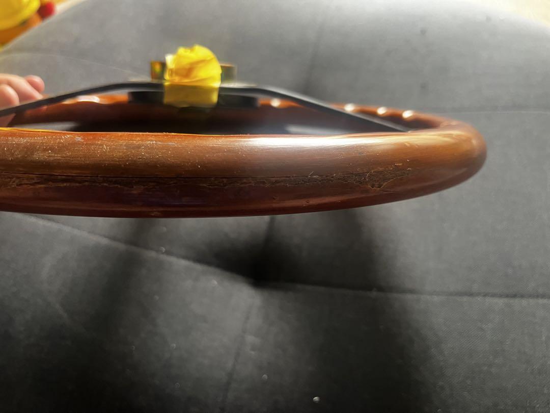 値下げ！【ジャンク品】【当時物】Nardi ウッド ステアリング