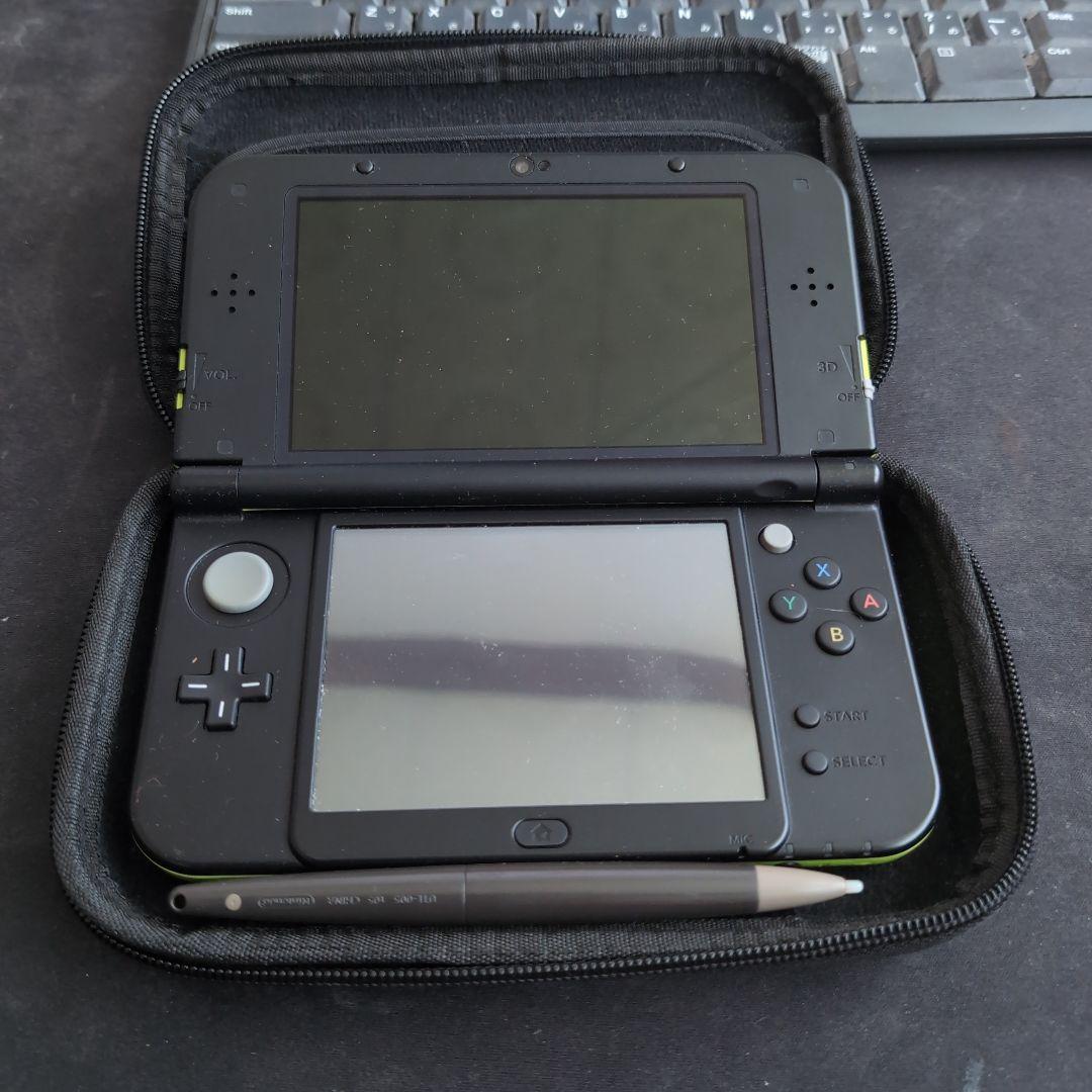 Newニンテンドー3DS LL ライム×ブラック