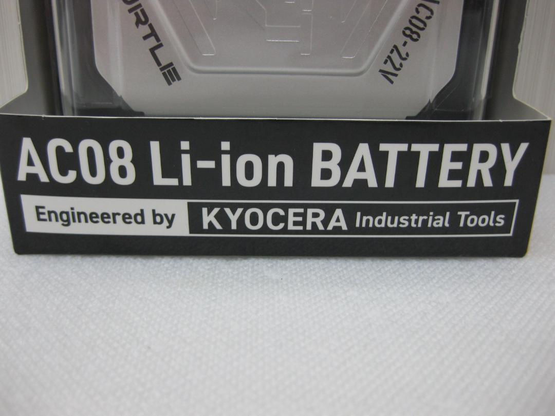 バートル エアークラフト リチウムイオンバッテリー 22V AC08W ① a