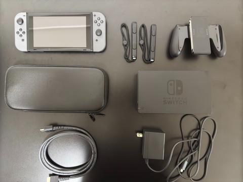 Nintendo Switch グレー 本体　ケース付き