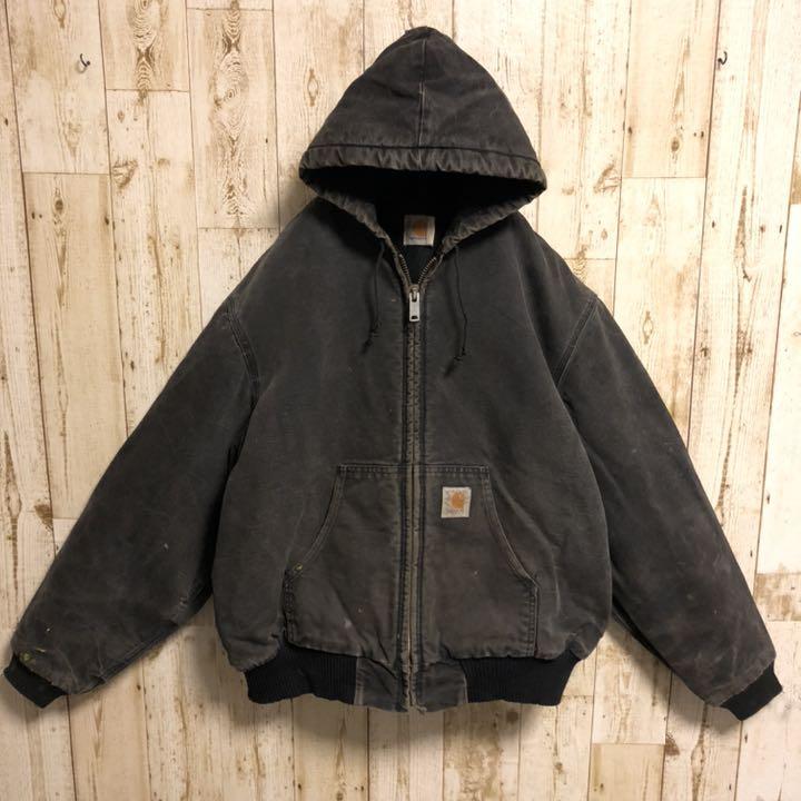 ◼️カーハート XL 90s 一点物 レア puo4X-m15245890712 アクティブジャケットパーカー 安い超激得