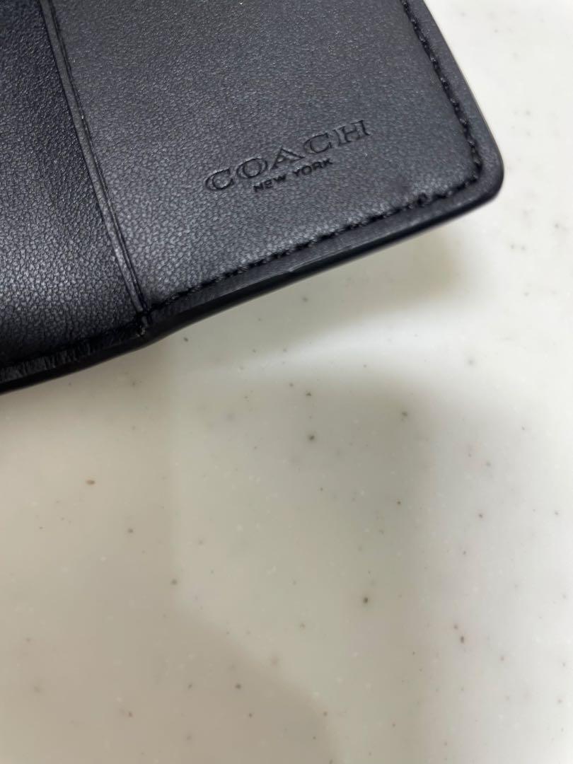 COACH】コーチ キーケース シグネチャー ブラック 5リング 5連