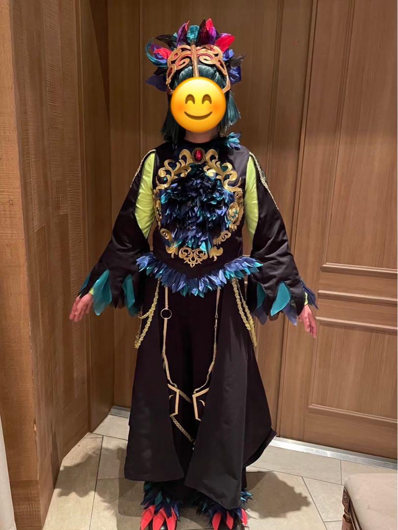 ダンサー風衣装 羽根付き　ディズニーハロウィン　フレンジー　カラスダンサー