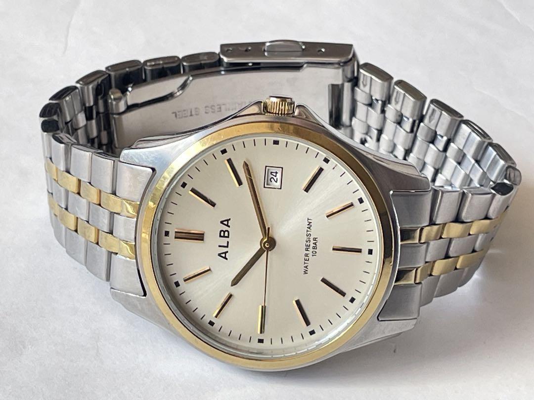 時計 SEIKO ALBA VX32-K007 MENS QUARTZ DATE