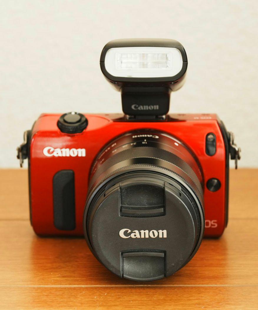 高画質で本格的な撮影が可能Canon EOS M レッド 赤色