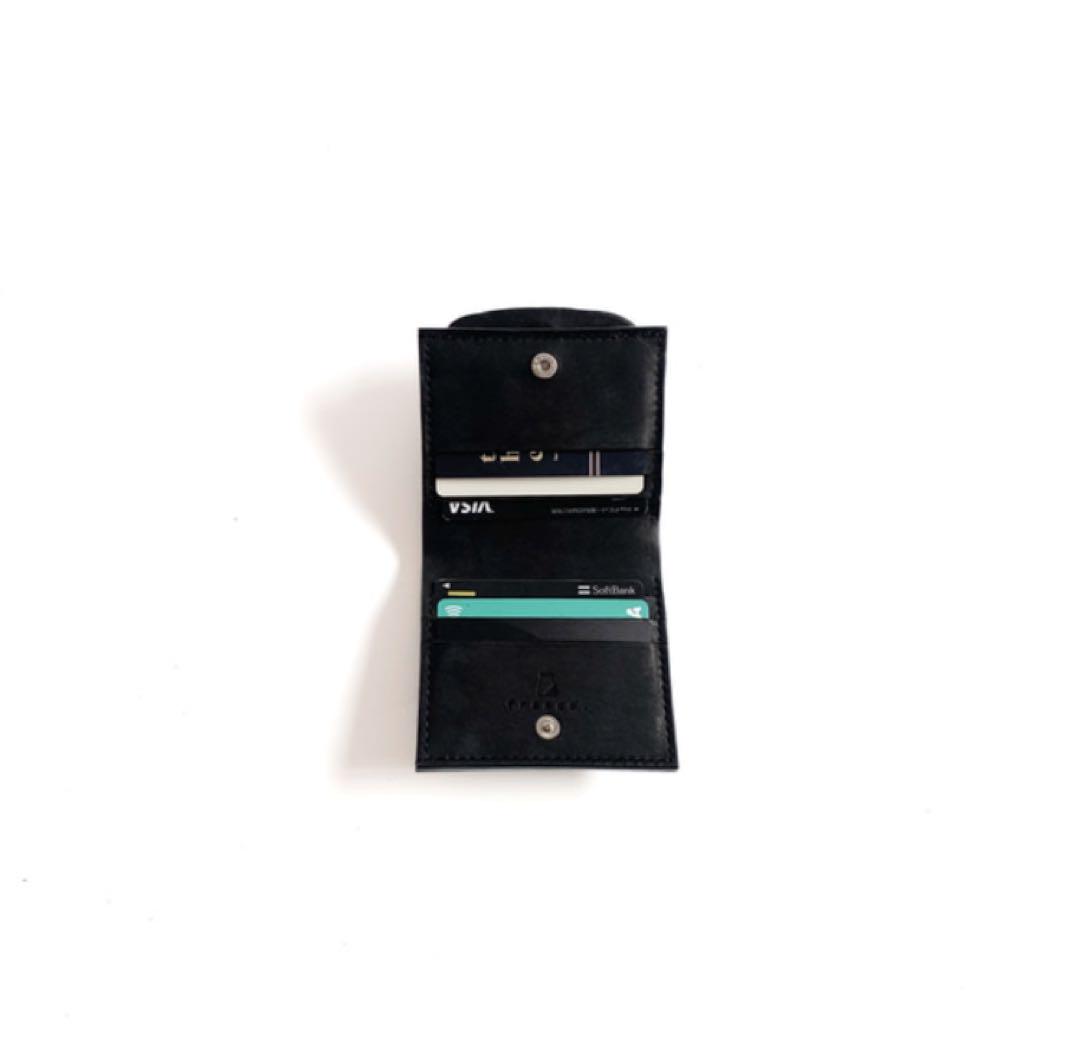 天溝がま口の二つ折り財布　【がま口ウォレット】　chroi’s wallet