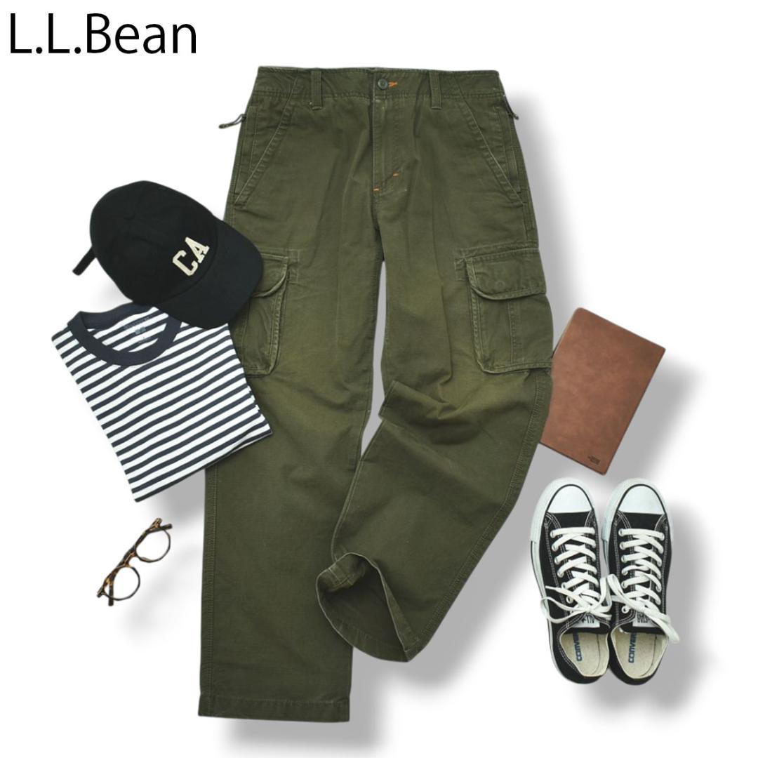 エルエルビーン L.L.Bean ワーク アウトドア カーゴパンツ カーキ