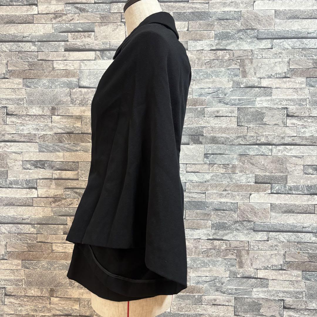 COMME des GARCONS コムデギャルソン アウター 黒 ポンチョ
