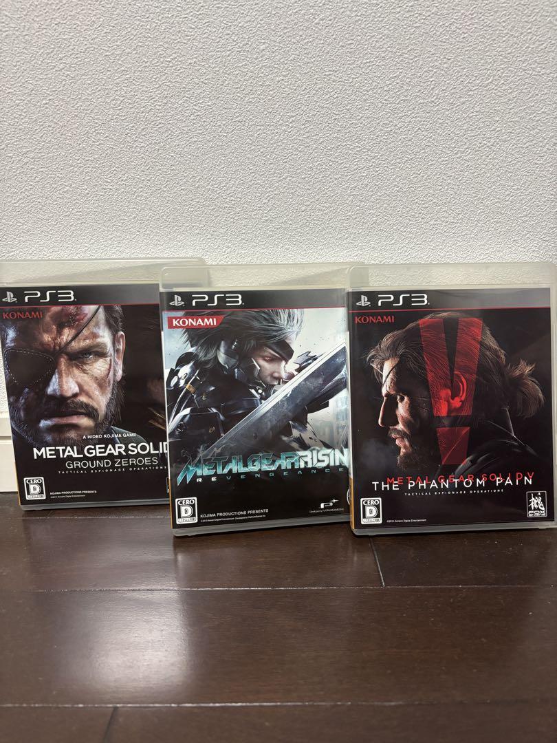 KONAMI メタルギアシリーズ PS3 3本セット