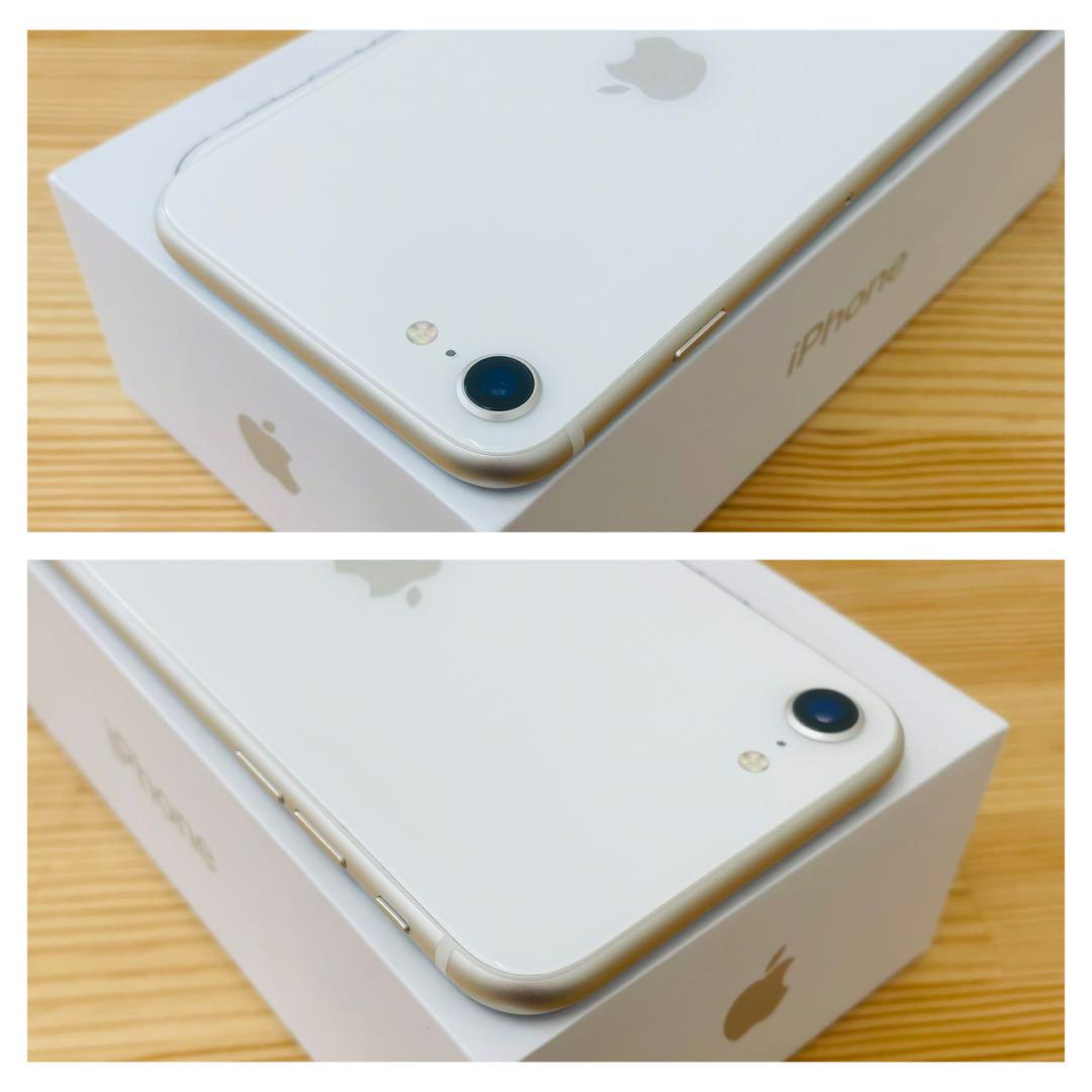 A 100% iPhone SE3 128 GB SIMフリー　ホワイト　本体