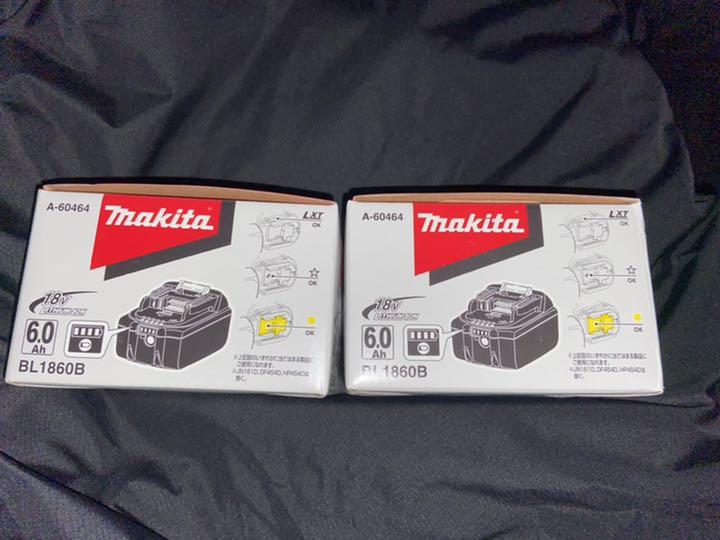 新品 マキタ 純正 BL1860B 18V 6.0Ah バッテリー 2個セット