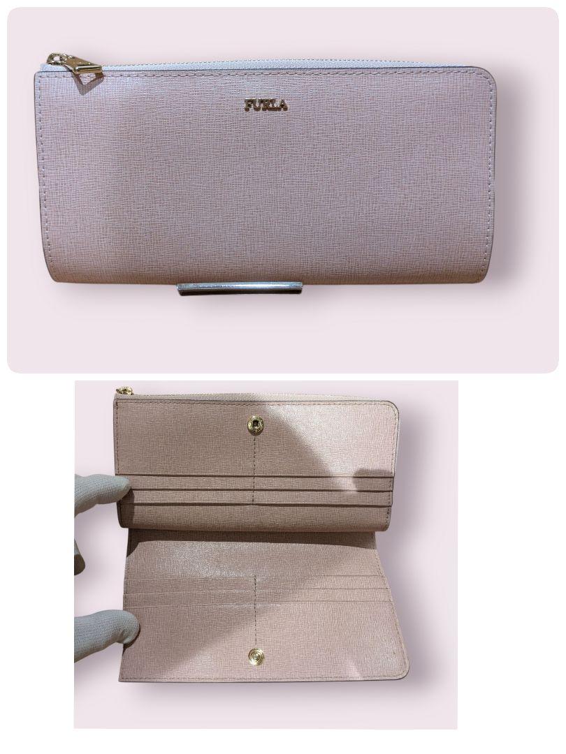 新品】フルラ ジップアラウンド長財布 VERVE ピンク 733930