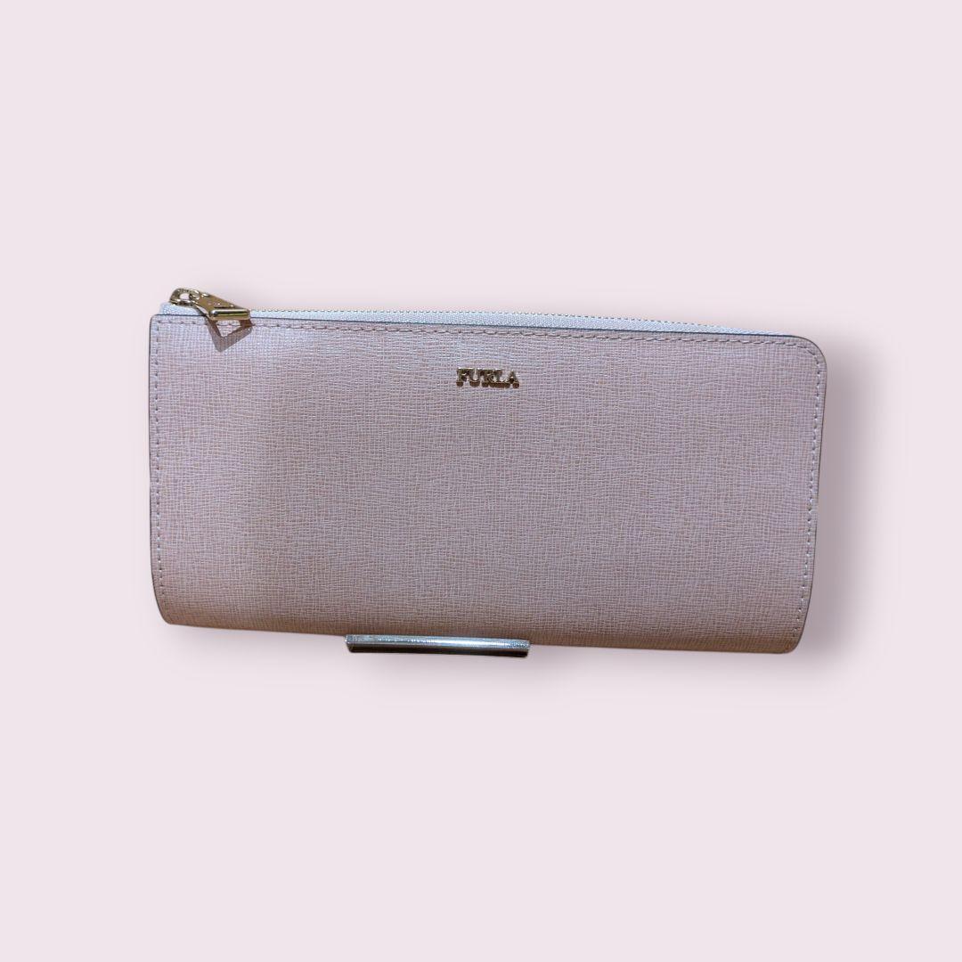 新品】フルラ ジップアラウンド長財布 VERVE ピンク 733930