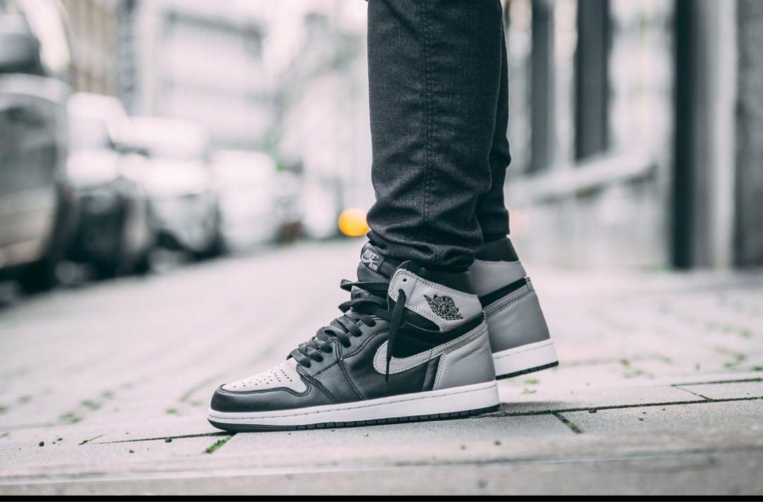 【破格】NIKE ジョーダン1 黒灰 2018 ボックス付き