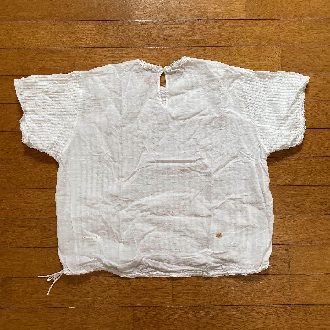 ✨人気・完売品✨45R インドカディのピンタックブラウス 大きめサイズ