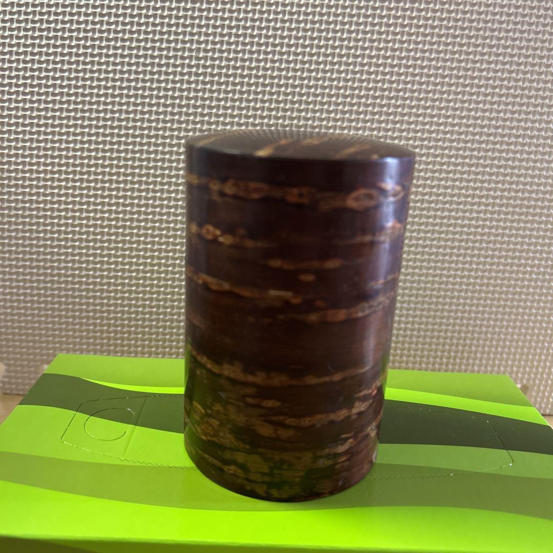 秋田 伝統工芸 桜葉細工 茶筒