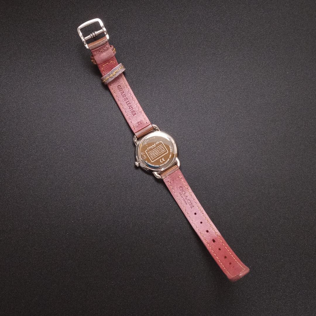 稼働品 箱付き 美品 コーチ 腕時計 レディース フラワーデザイン 馬車ロゴ 14503796-001.jpg