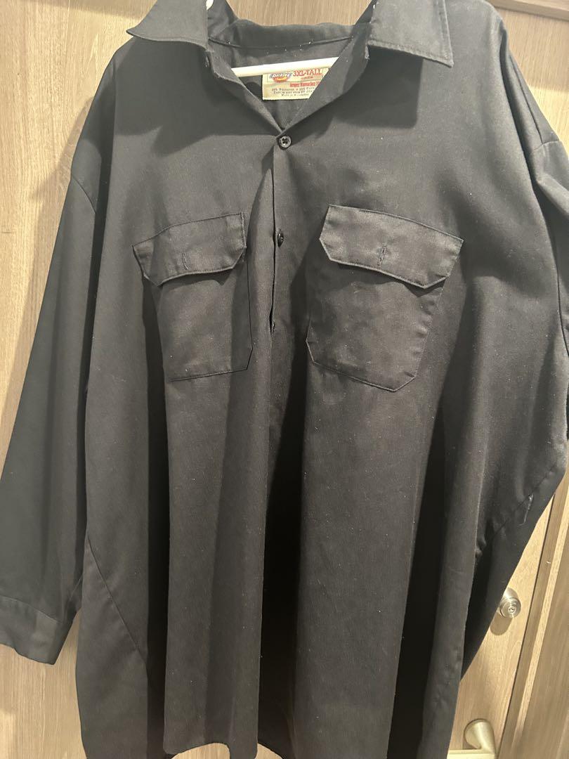Dickies ブラック ワークシャツ 3XL-TALL 4,700円