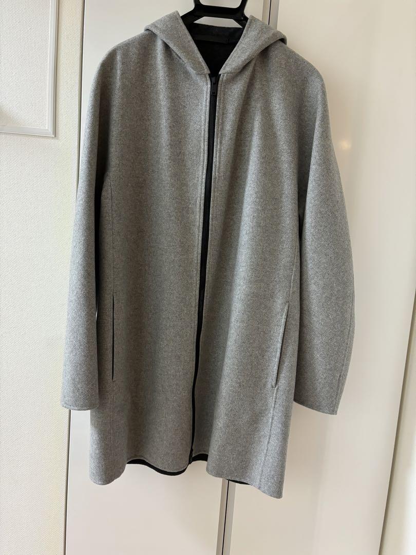 美品　heory セオリー　ダブルフェイス　カシミヤロングコート　サイズL