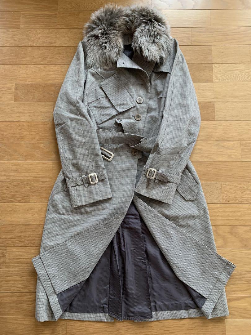 【超美品！】Aquascutum アクアスキュータム　トレンチコート　ロング　M