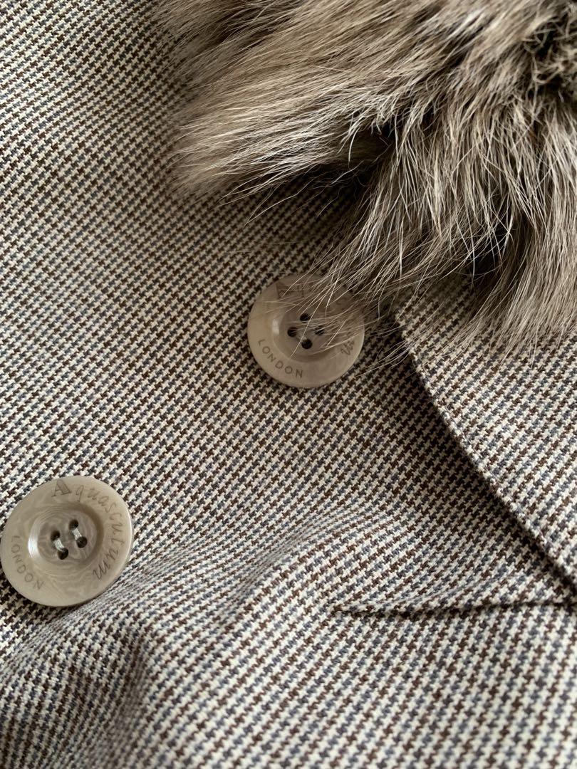 【超美品！】Aquascutum アクアスキュータム　トレンチコート　ロング　M