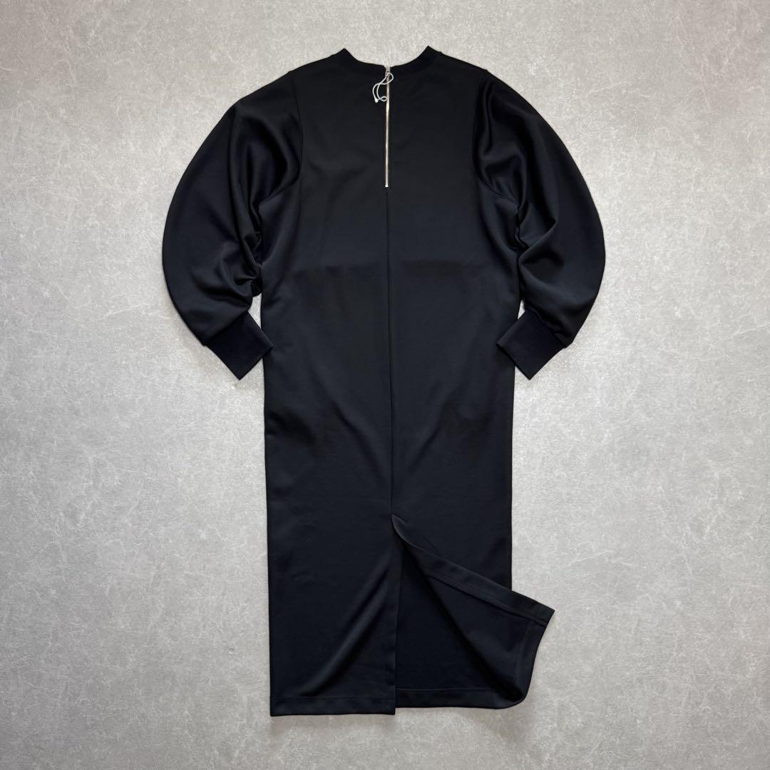 美品 1.8万 ADAM ET ROPE FEMME ギャザージャージワンピース