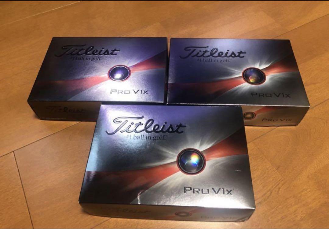 限定お値下げ中!タイトリスト PRO V1X 36個セット 画像6