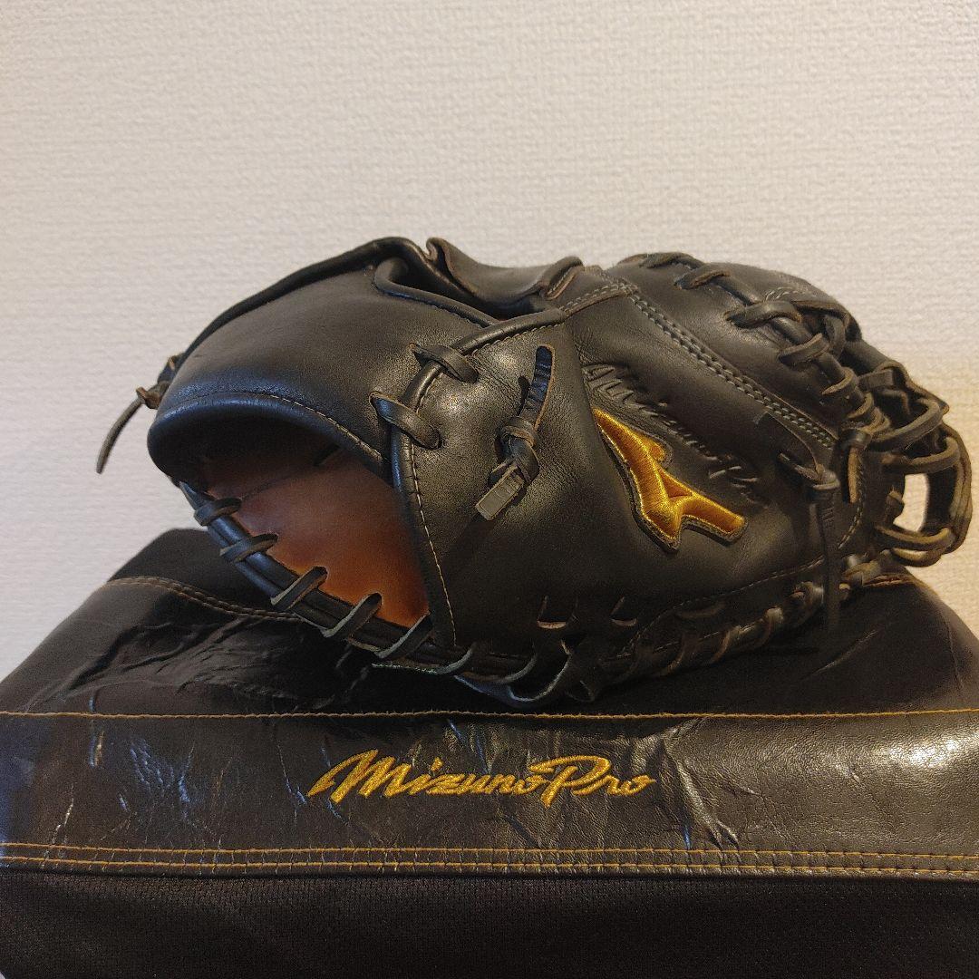 ミズノプロ　硬式　キャッチャーミット ブラック　高校野球対応